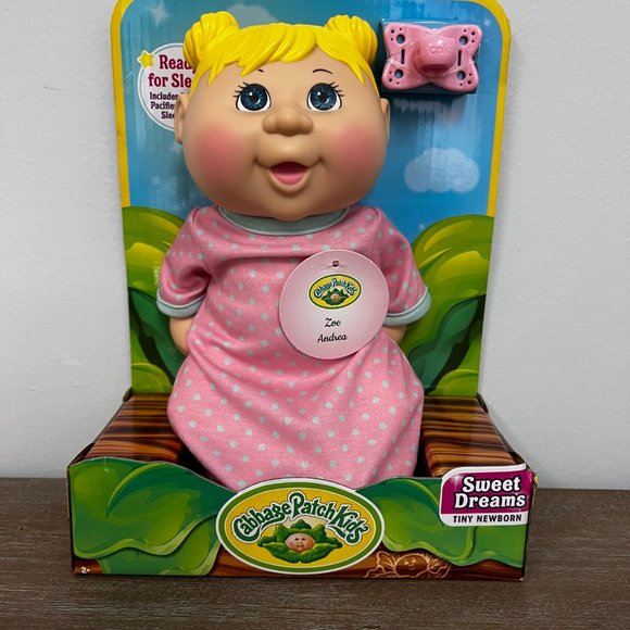 Toys Cabbage Patch Kids Sweet Dreams Tiny Newborn Zoe Andrea Poshmark
